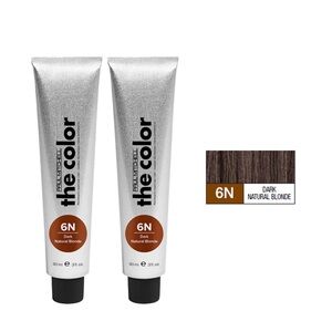 Paul Mitchell The Color 6N Dark Natural Blonde Hair Dye - Silver and Brown